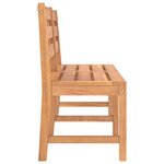 vidaXL Banc de jardin 150 cm bois de teck massif