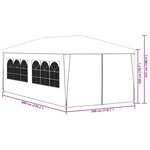 vidaXL Tente de réception 3 x 6 m Bleu