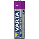 Blister de 2 piles lithium 'professional lithium' lr6 mignon aa varta