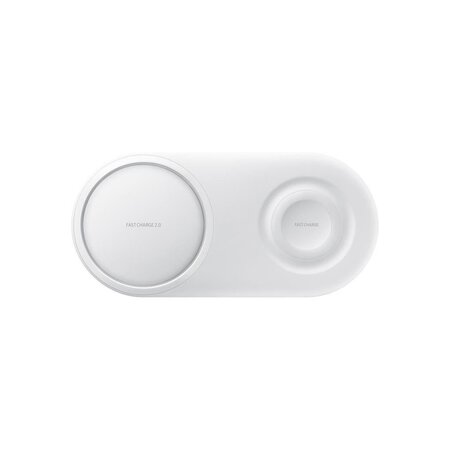 Samsung chargeur sans fil duo - usb type - chargeur inclus blanc