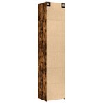vidaXL Armoire de rangement mince chêne fumé 50x42 5x225 cm