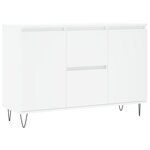 vidaXL Buffet blanc 101 5x35x70 cm bois d'ingénierie