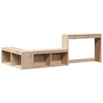 vidaXL Cadre de lit sans matelas 80x200 cm bois massif de pin