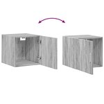 vidaXL Armoire murale sonoma gris 40x42 5x40 cm bois d'ingénierie