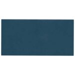 vidaXL Tête de lit murale 12 Pièces Bleu Velours