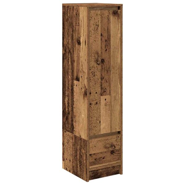 vidaXL Buffet haut 29 5x34x119 5 cm vieux bois bois d'ingénierie