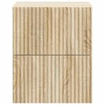 vidaXL Cabinet de chevet mural Chêne Sonoma 33 x 34 5 x 40 cm