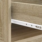 vidaXL Table basse Chêne Sonoma 49 x 50 x 40 cm Bois d'ingénierie