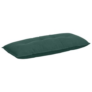 vidaXL Coussin de Dos Vert foncé 120 x 50 cm Tissu en velours côtelé