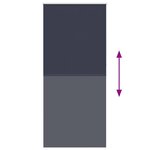 Store enrouleur occultant 100 x 230 cm bleu