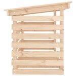 vidaXL Support pour bois de chauffage 108x73x79 cm Bois de pin