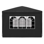 vidaXL Tente de réception 3 x 3 m Anthracite