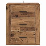vidaXL Cabinet de chevet Bois ancien 50 x 36 x 60 cm Bois d'ingénierie