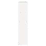 vidaXL Tête de lit avec rangement blanc 150 cm bois massif de pin
