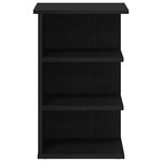 vidaXL Meuble d'appoint Chêne noir 35 x 35 x 55 cm Bois d'ingénierie
