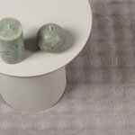 vidaXL Tapis de surface Rond HUARTE Sable Ø 160 CM Polyester