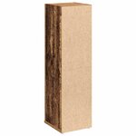 vidaXL Meuble de salle de bain avec porte-rouleau vieux bois