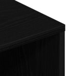 vidaXL Meuble TV chêne noir 120x40x40 cm bois d'ingénierie