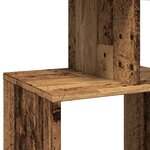 vidaXL Bibliothèque chêne fumé 92x29x188 cm bois d'ingénierie