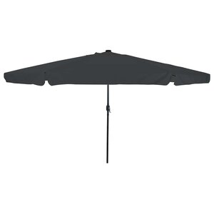 vidaXL Parasol de jardin Anthracite 395 x 395 x 245 cm Polyester