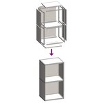 vidaXL Portant de bois chauffage vert olive 40x30x75 cm