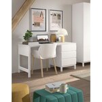 Bureau moderne eva - blanc
