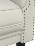 vidaXL Ensemble de canapés 3 Pièces crème velours