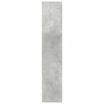 vidaXL Armoire à chaussures murale Gris béton 60x18x90 cm Aggloméré
