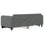 vidaXL Lit de jour avec gigogne et tiroirs sans matelas 90x190 cm