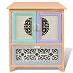 Vidaxl commode avec 1 tiroir 2 portes