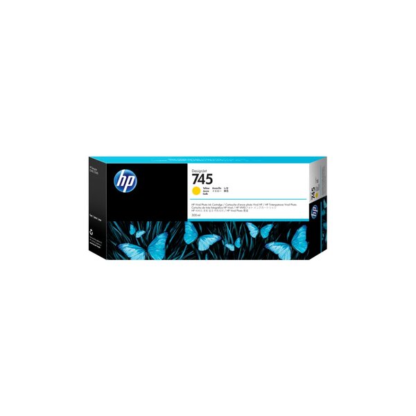 HP HP745 Cartouche d'Encre Jaune F9K02A
