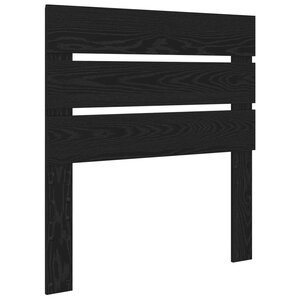 vidaXL Tête de lit Chêne noir 80 cm Bois d'ingénierie