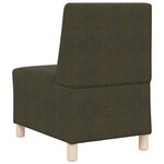 vidaXL Fauteuil 2 Pièces Vert 55 x 74 x 82 cm Cuir suédé faux