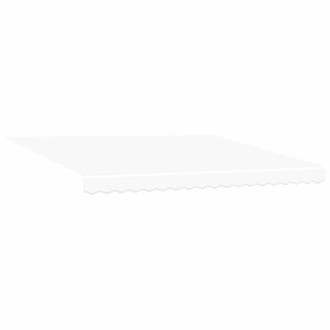 vidaXL Auvent Rétractable avec Blanc 400 × 350 cm tissu