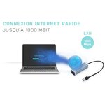 I-TEC Carte Gigabit Ethernet pour Ordinateur/Notebook/Tablette - USB 3.0 - 1 Port(s) - 1 - Paire torsadée