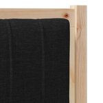 vidaXL Tête de lit capitonnée Marron 100 cm Pin massif