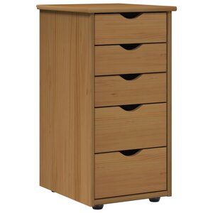 vidaXL Armoire 34 x 39 x 61 5 cm Bois de Pin Massif Marron miel