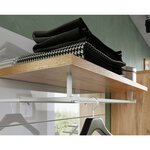 Germania panneau de porte-manteau gw-frisco 75x30x110 cm blanc