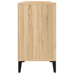 vidaXL Meuble d'évier chêne sonoma 80x33x60 cm bois d'ingénierie