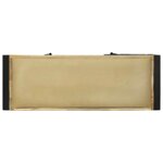 vidaXL Banc de rangement Marron Bois de manguier massif