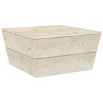 vidaXL Salon de jardin palette 6 Pièces avec coussins bois d'épicéa
