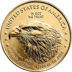 Pièce de monnaie en Or 30 Dollars g 0.155 (1/200 oz) Millésime 2026 AMERICAN GOLD EAGLE 1/200 (PRÉCOMMANDE)