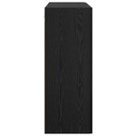 vidaXL Armoire Murale Montage mural 2 Pièces Chêne noir 69 5 x 34 x 90 cm