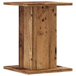 vidaXL Supports pour plantes 2 Pièces vieux bois bois d'ingénierie
