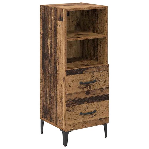 vidaXL Buffet Bois ancien 34 x 34 5 x 90 cm Bois d'ingénierie