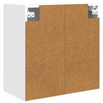 vidaXL Armoire Murale Blanc 59 x 31 x 60 cm Bois d'ingénierie