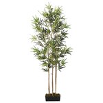 vidaXL Bambou artificiel 1104 feuilles 180 cm vert