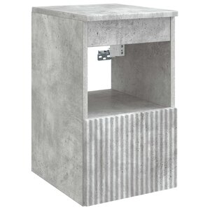 vidaXL Armoire de salle de bain Gris béton 30 x 44 5 x 50 cm