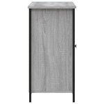 vidaXL Buffet sonoma gris 100x35x70 cm bois d'ingénierie