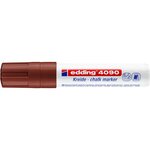 Marqueur craie liquide 4090 marron 4-15 mm x 5 EDDING
